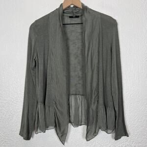 NT by Amati Made In Italy Silk Blend Open Front Cardigan Lightweight